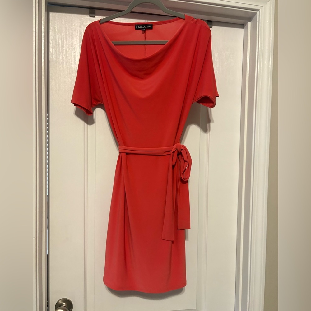 Charming Coral Mini Dress